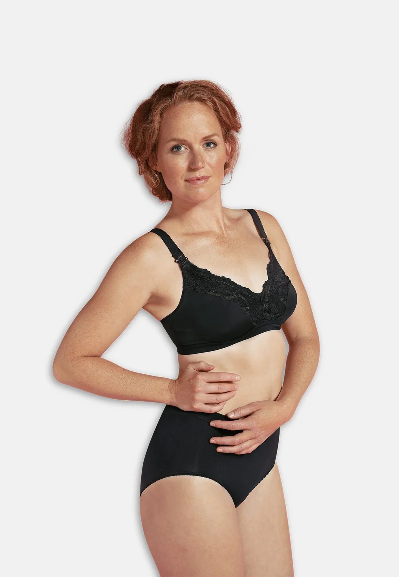 Carriwell Still-BH mit Spitze – Schwarz