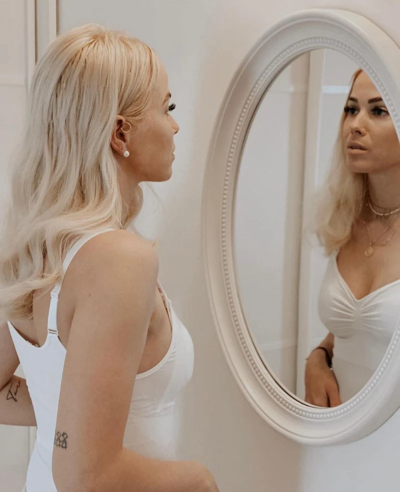 Carriwell Stilloberteil mit Shapewear – Weiß