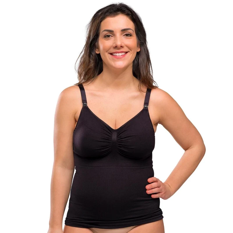Carriwell Stilloberteil mit Shapewear – Schwarz