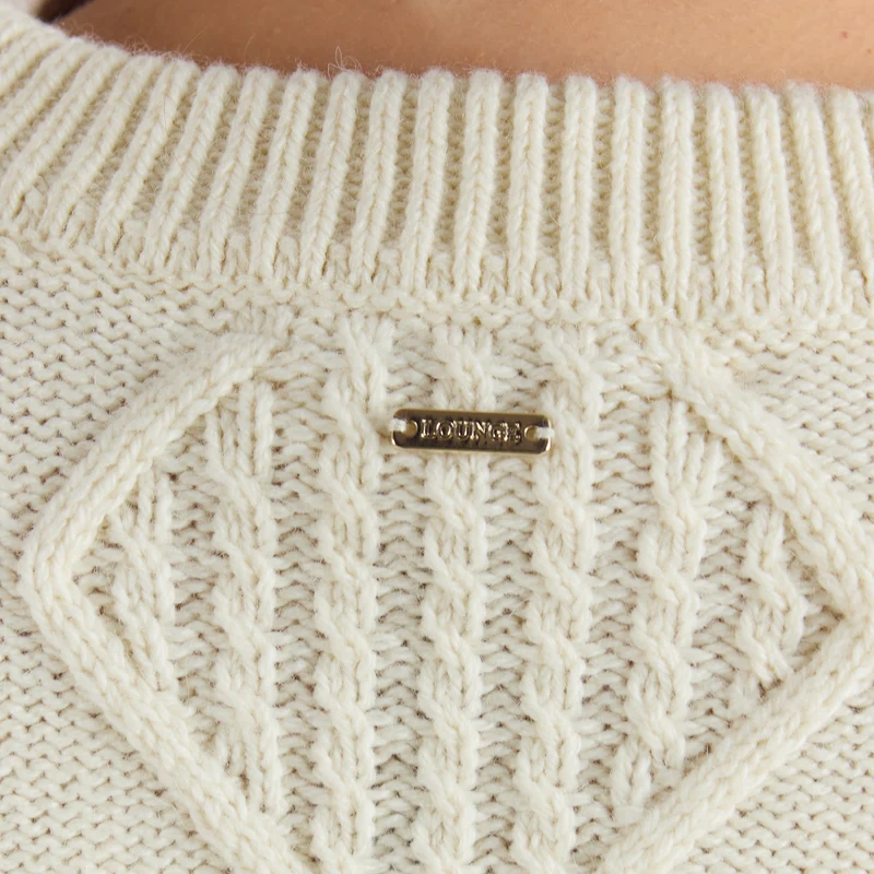 Cable-Knit Jumper - Cream