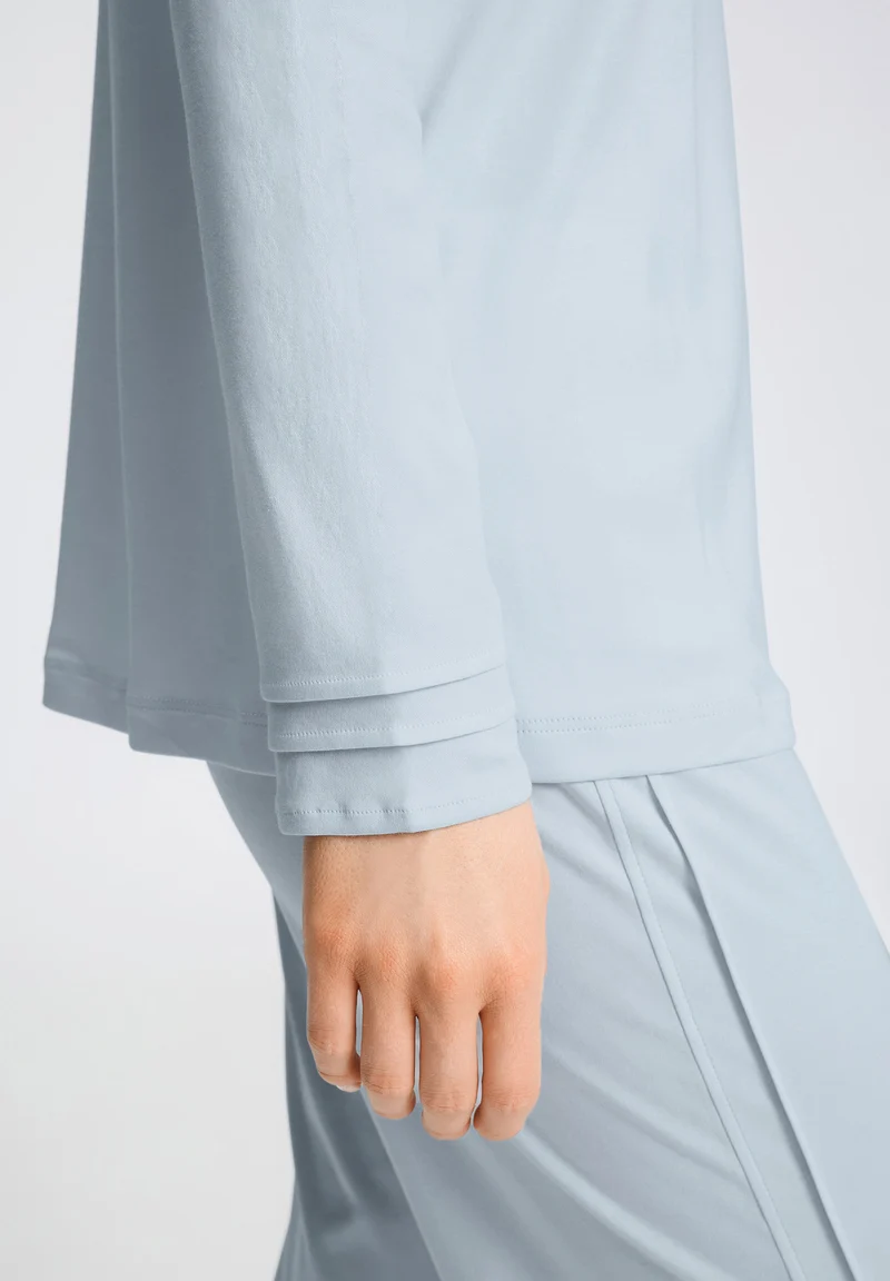 Pilar L/SLV Pajama | pastel sky 074708-072582