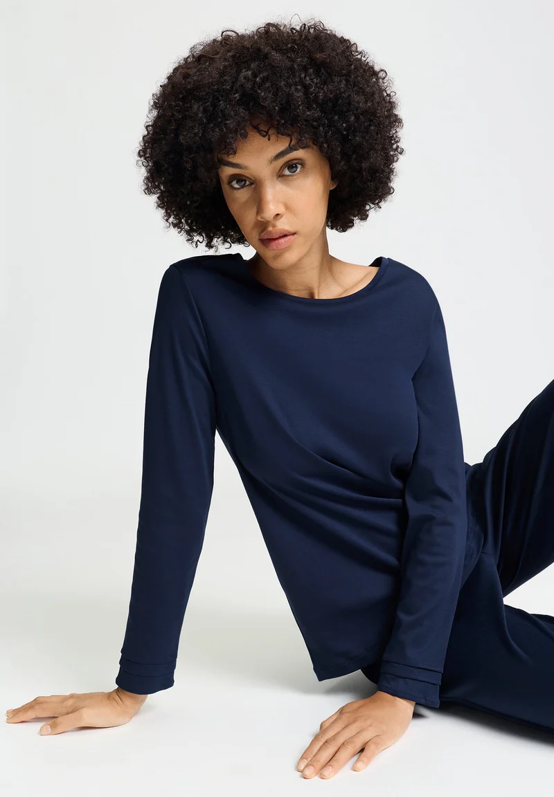 Pilar L/SLV Pajama | deep navy 074708-071610