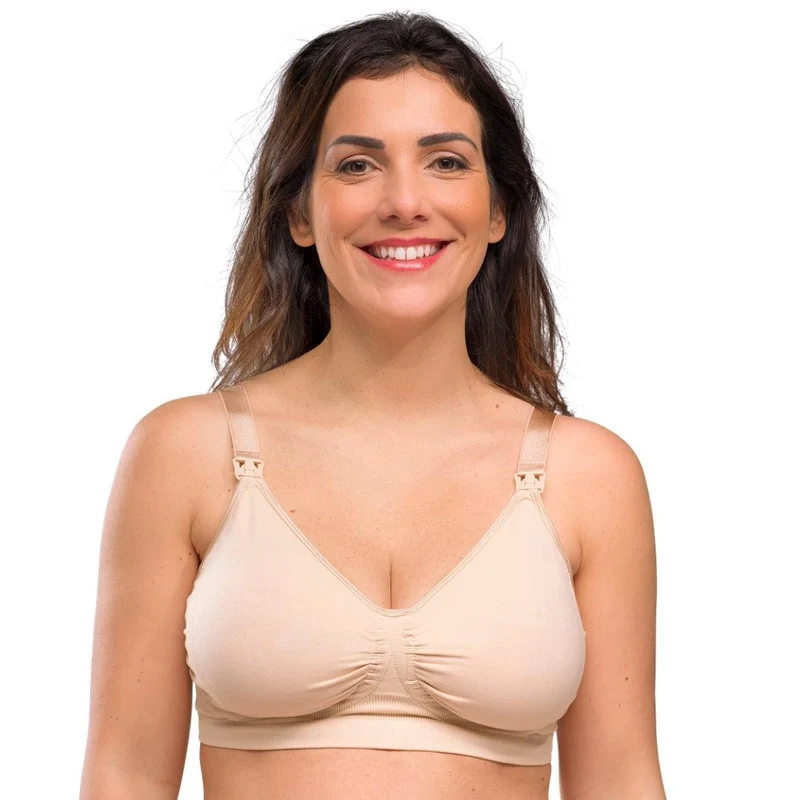 Carriwell Still-BH mit Gelbügel - Unwattiert - Beige
