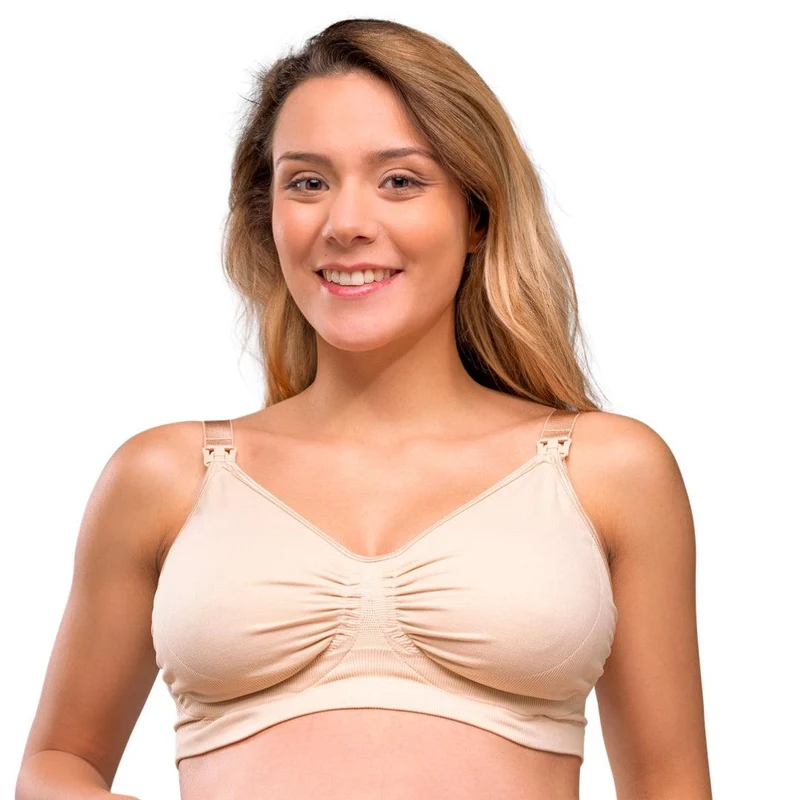 Carriwell Still-BH mit Gelbügel - Unwattiert - Beige