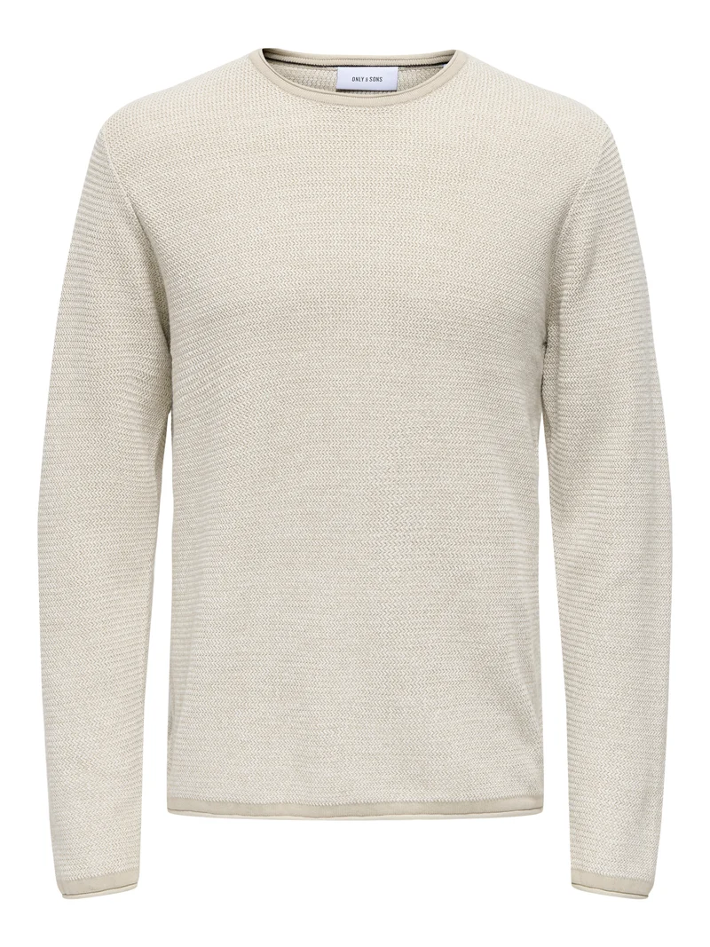 ONSERIC REG 12 STRUC CREW KNIT NOOS