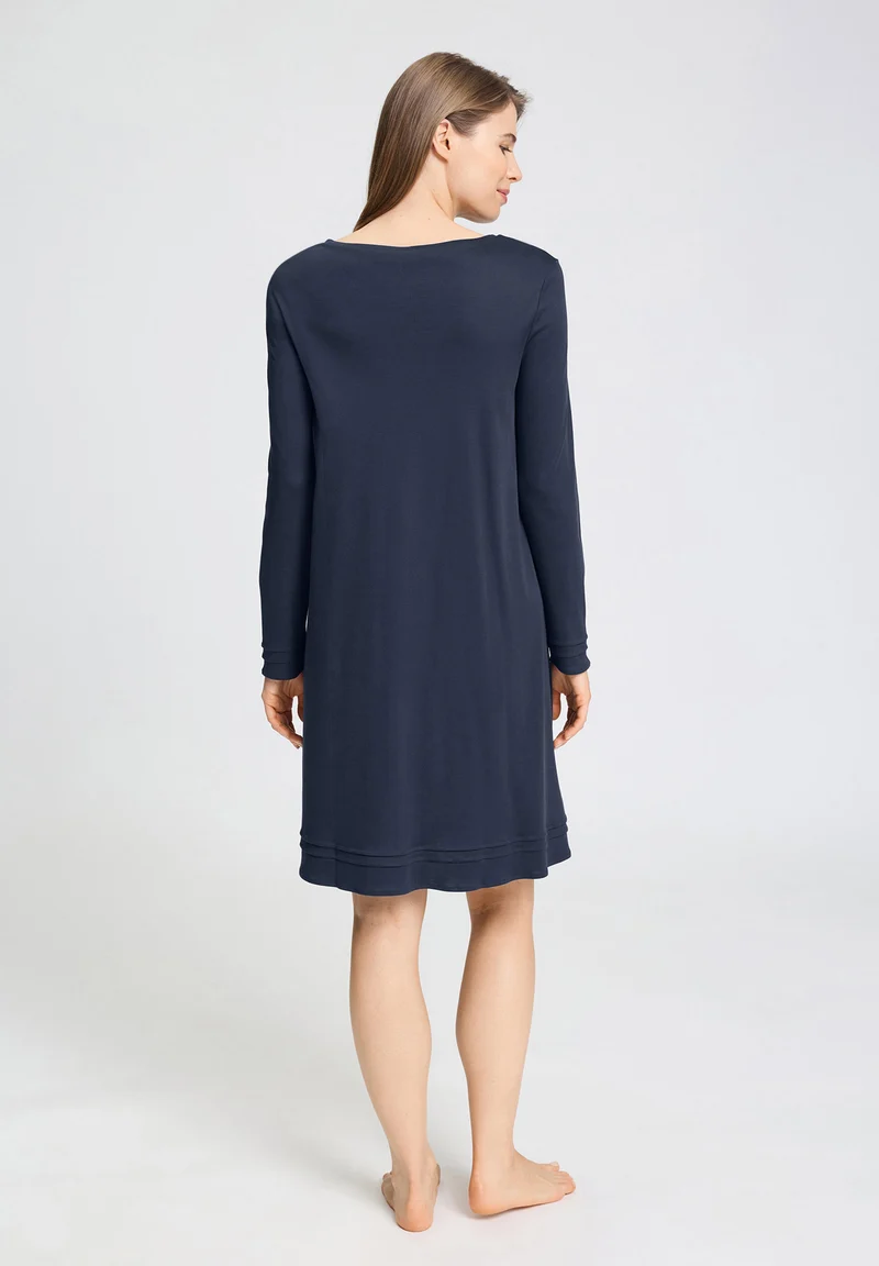 Pilar L/SLV Nightdress 100cm | deep navy 074707-071610