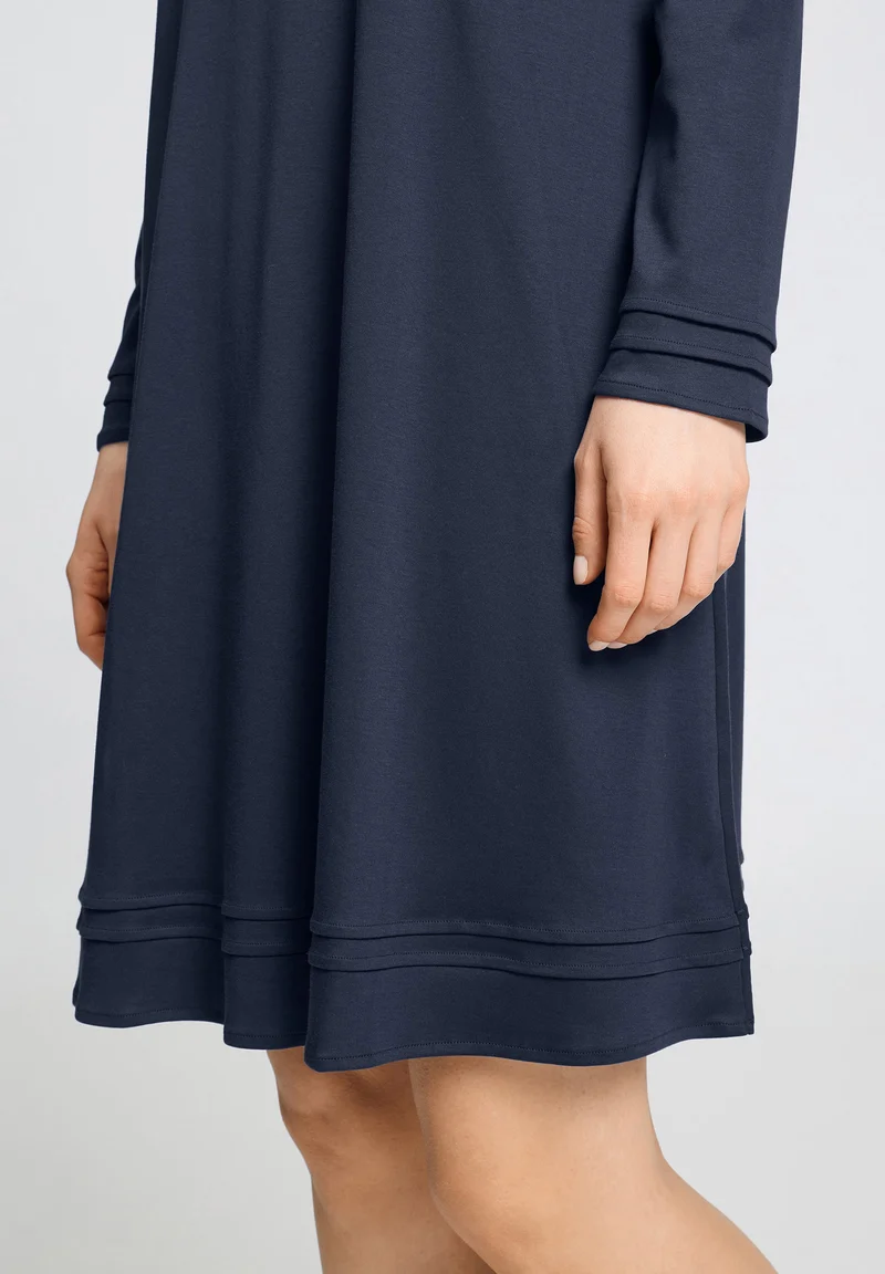 Pilar L/SLV Nightdress 100cm | deep navy 074707-071610