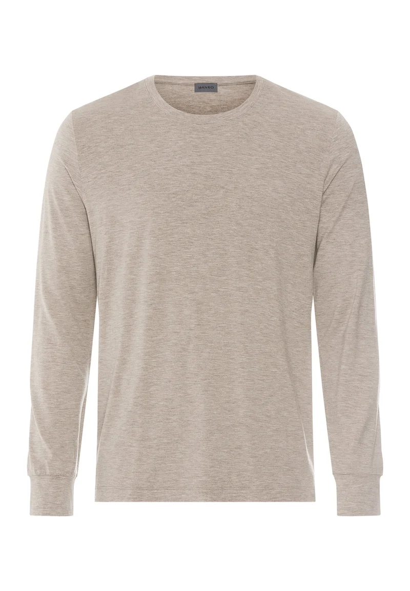 Winter Casuals L/SLV Shirt | toffee melange 075839-073118
