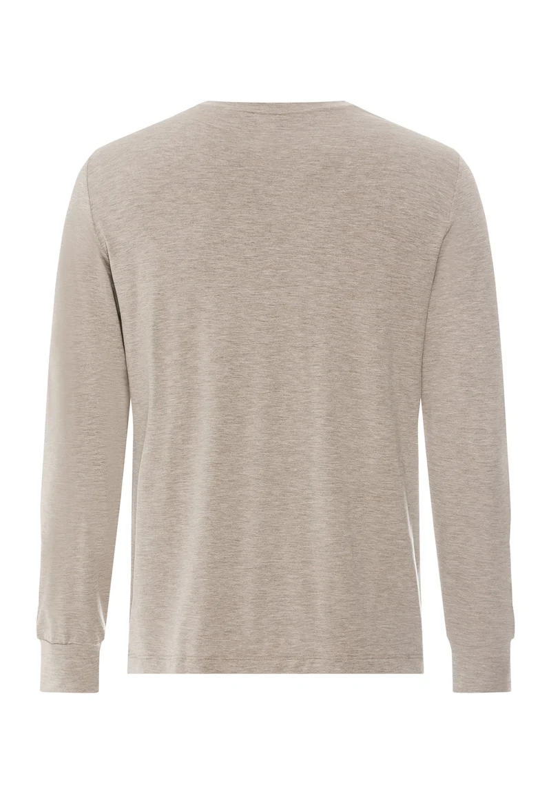 Winter Casuals L/SLV Shirt | toffee melange 075839-073118