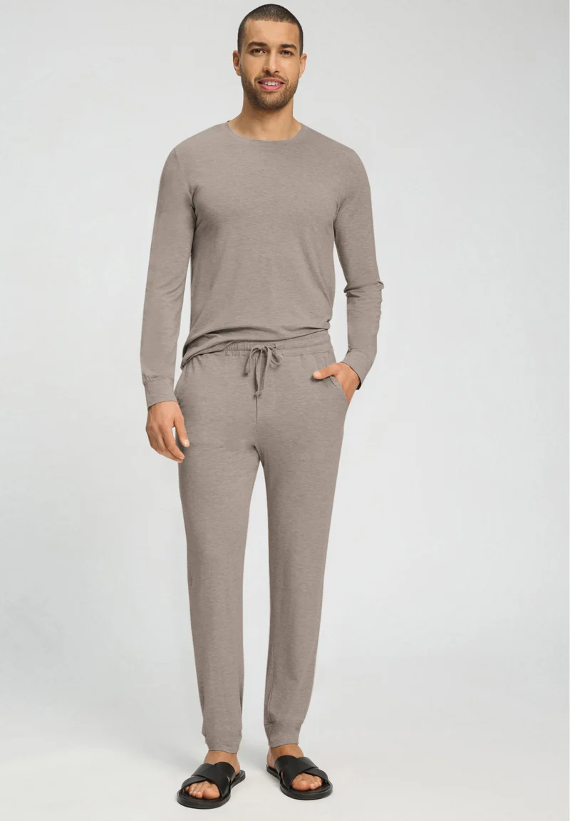 Winter Casuals Long Pants | toffee melange 075838-073118