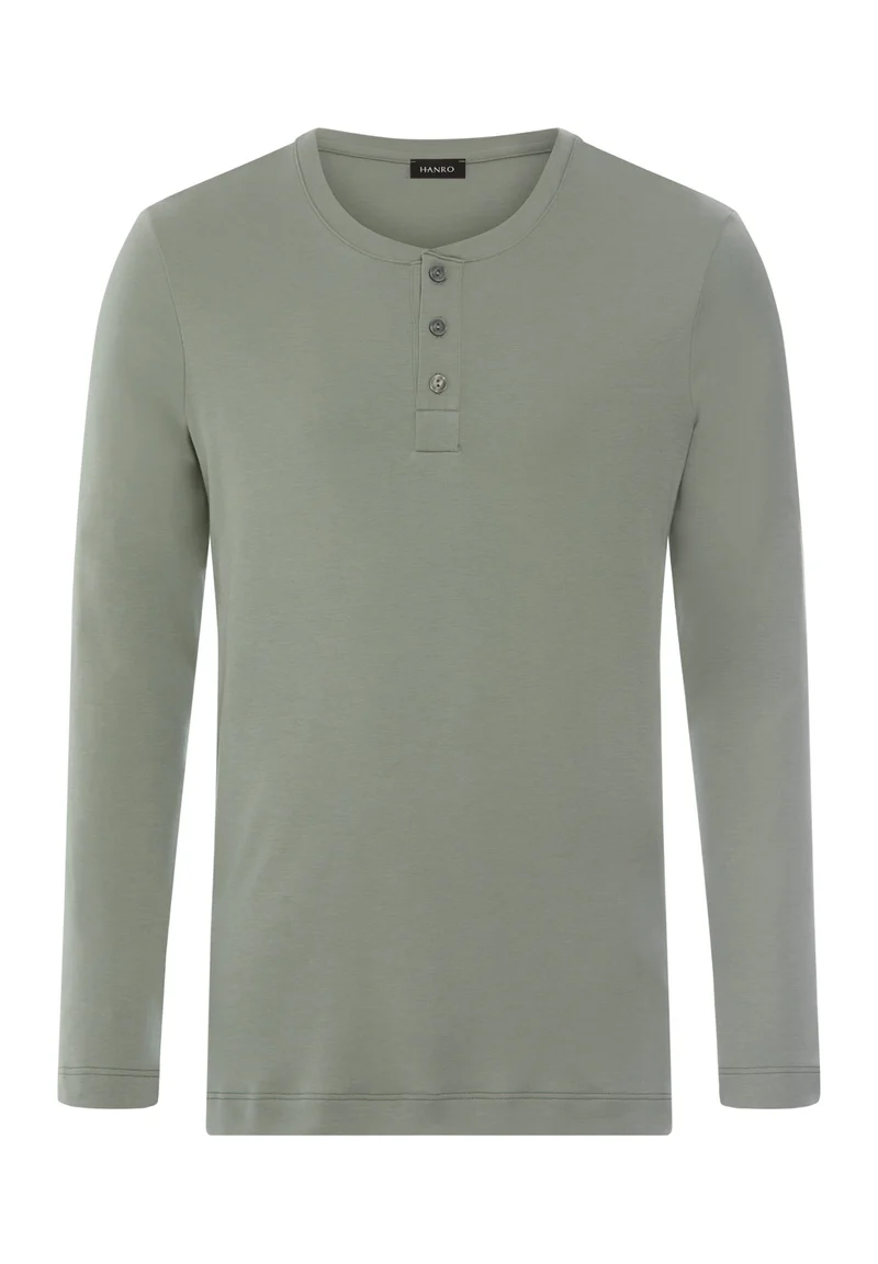 Cozy Comfort L/SLV Henley Shirt | shadow 075783-072827