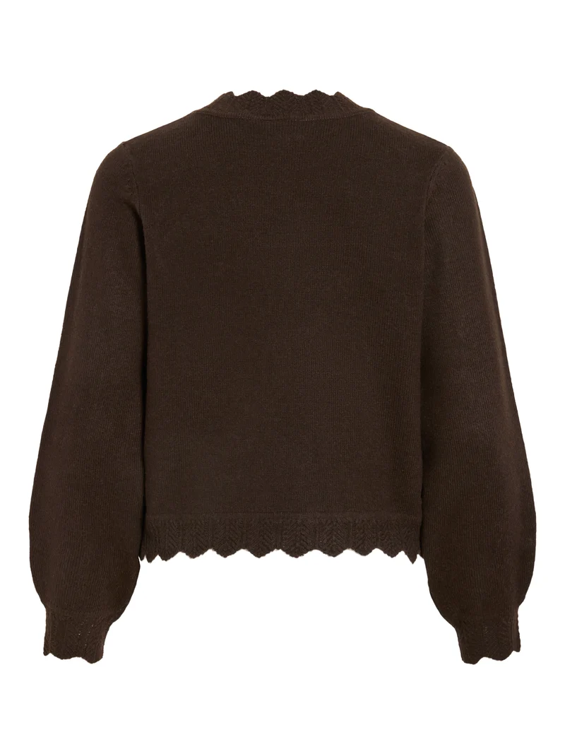VINIKOLINA O-NECK L/S KNIT TOP - NOOS