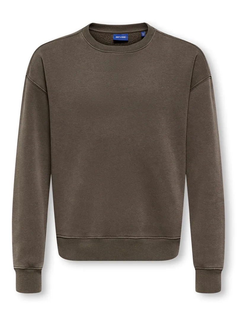 OSJLARRY EFLOW RLX LS WASHED CREW