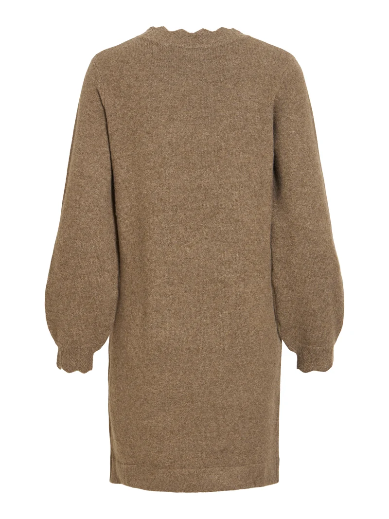 VINIKOLINA O-NECK L/S KNIT DRESS - NOOS