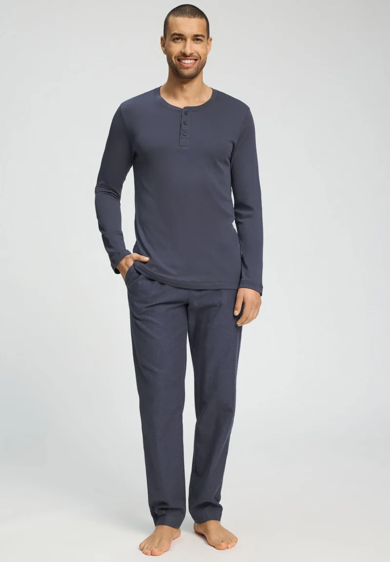 Cozy Comfort Long Pants | stormy flannell 075782-073166