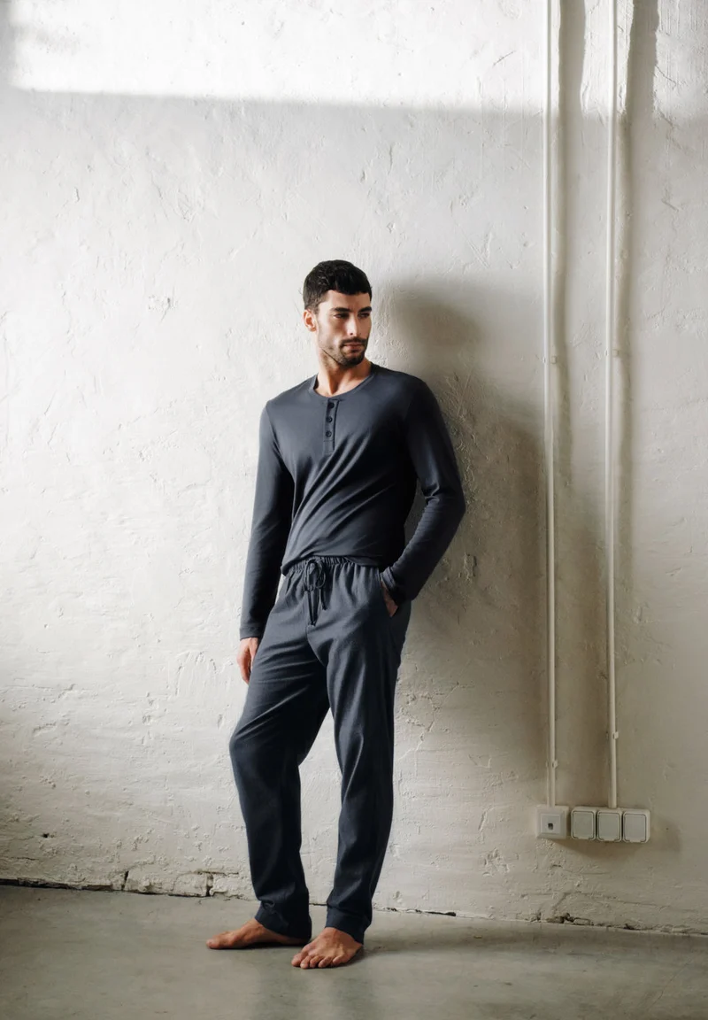 Cozy Comfort Long Pants | stormy flannell 075782-073166