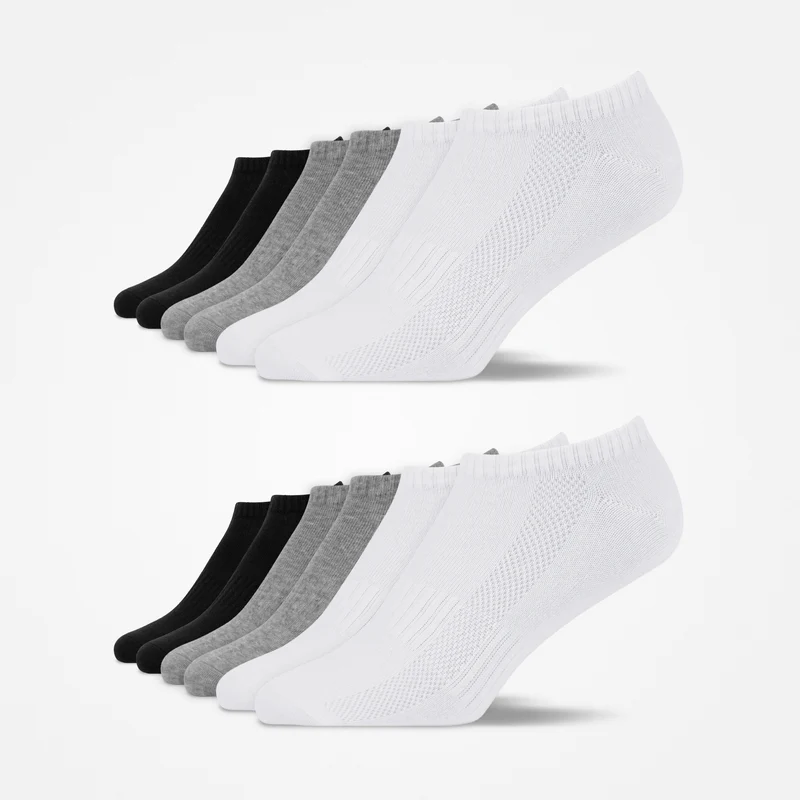 Sneaker Socken | Mix (Schwarz/Weiß/Grau)
