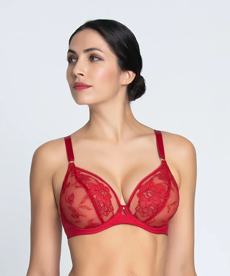 Lise Charmel - Entzückendes und sexy Bügel-Triangel-BH Rouge Effusion