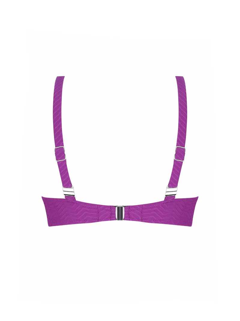 Antigel Swimwear von Lise Charmel - La Zigzag Neckholder-Bikini-Oberteil mit Bügeln, Mauve