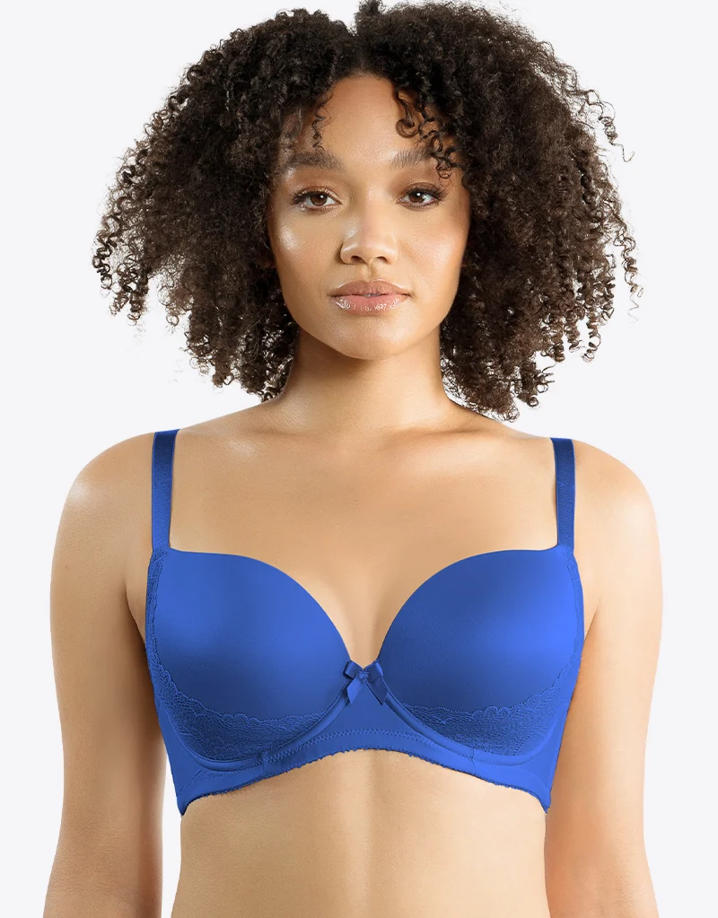 Parfait Casey Plunge T-Shirt Bra Nautical Blue