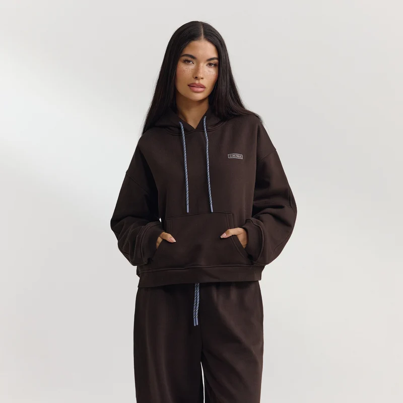 Oversized Hoodie - Dark Chocolate