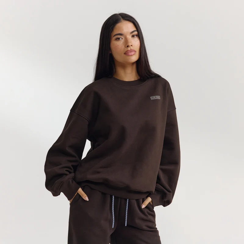 Oversized Jumper - Dark Chocolate