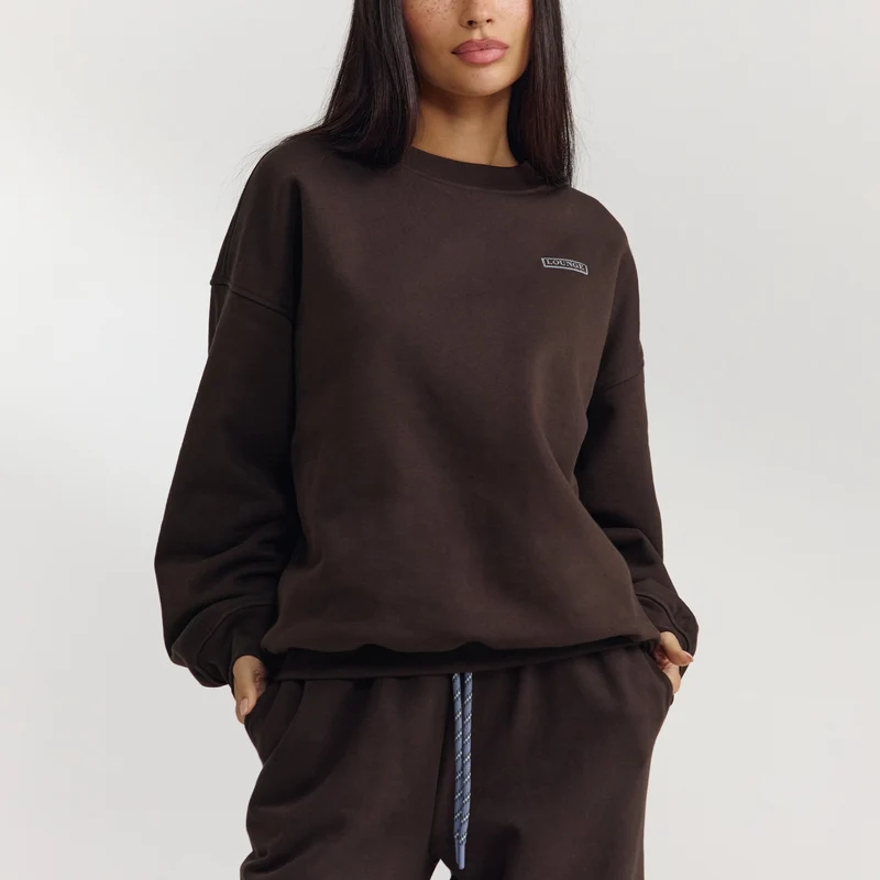 Oversized Jumper - Dark Chocolate