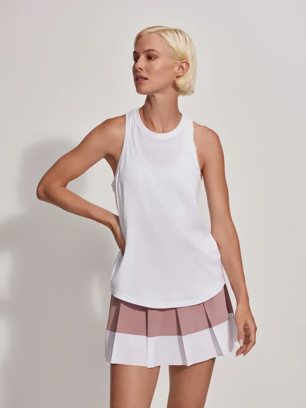 Dacey Longline Tank White