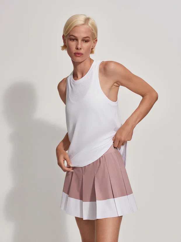 Dacey Longline Tank White