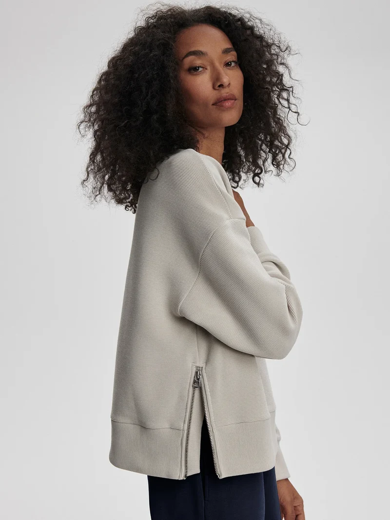 Addelyn Sweat Silver Grey