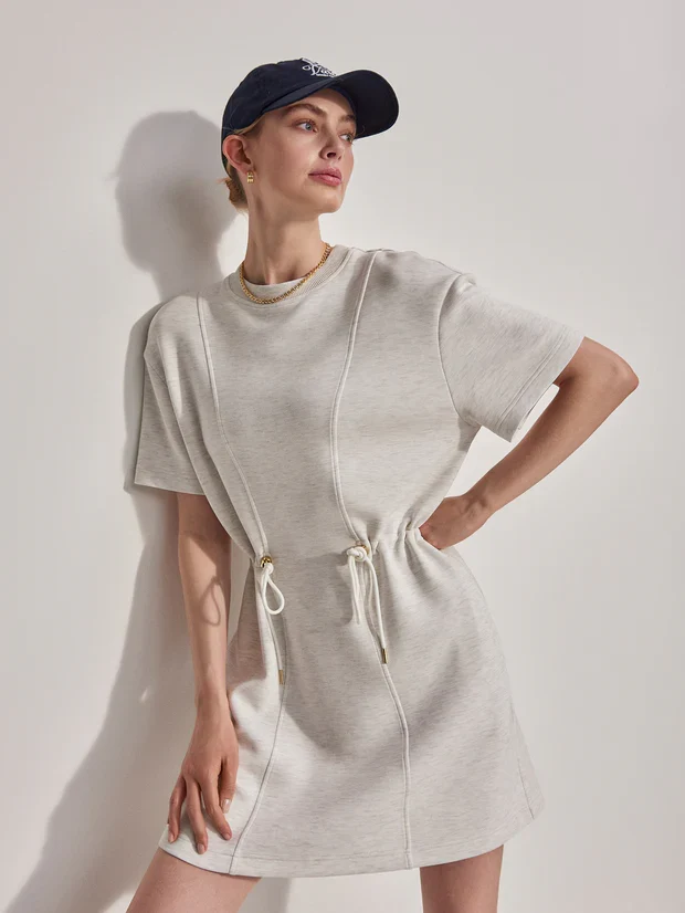 Maple Dress Ivory Marl