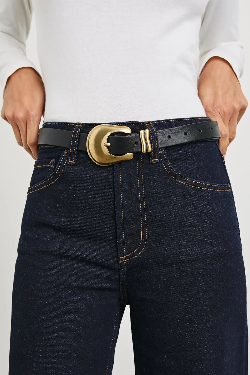 Rodeo Belt Black Gold