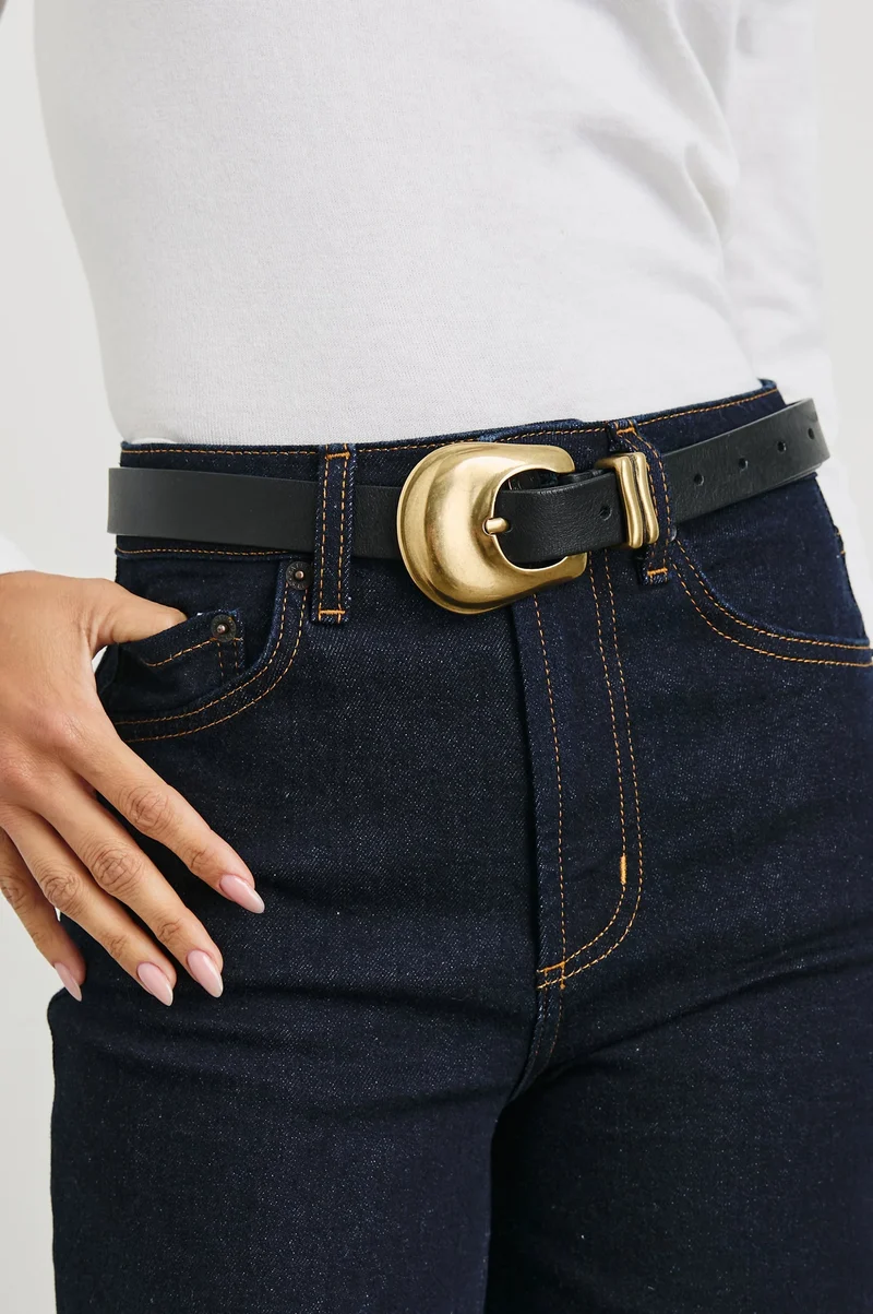 Rodeo Belt Black Gold