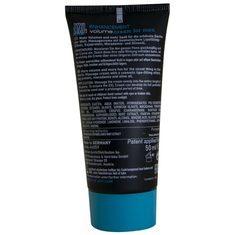 HOT - XXL VERBESSERUNGSCREME FÜR MÄNNER 50 ML