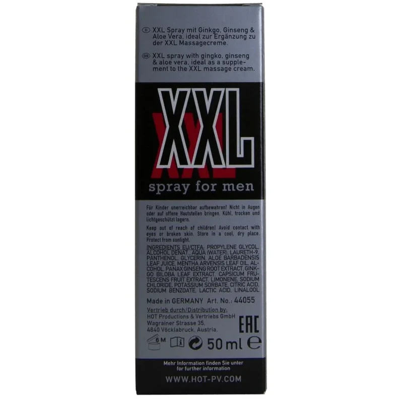 HOT - XXL SPRAY FÜR MÄNNER 50 ML