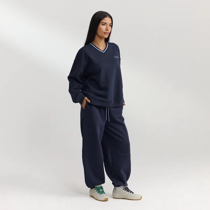 V-Neck Jumper - Dark Blue