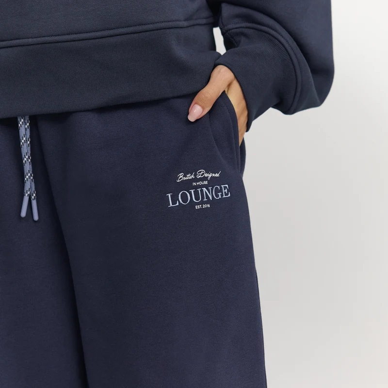 Barrel Leg Joggers - Dark Blue