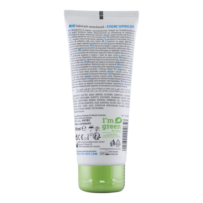 HOT - BIO-SCHMIERMITTEL AUF WASSERBASIS XTREME 100 ML