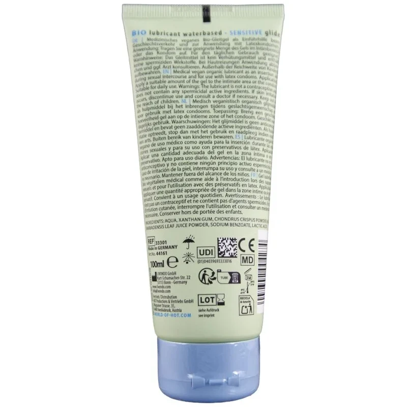 HOT - BIO-SCHMIERMITTEL AUF WASSERBASIS SENSITIV 100 ML
