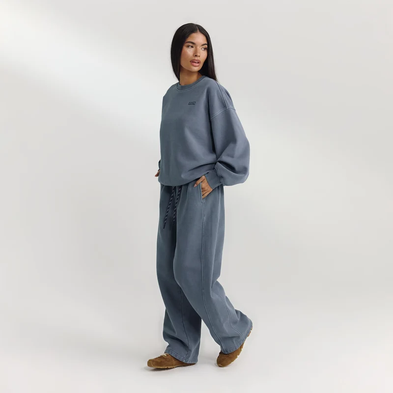 Oversized Jumper - Washed Blue