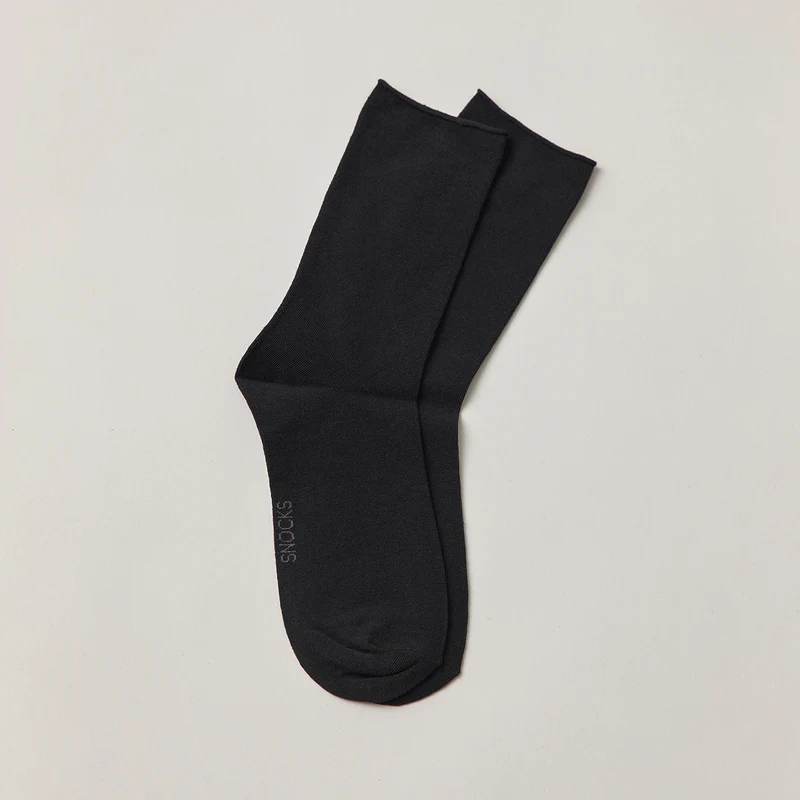 Klassische Damen Socken | Schwarz