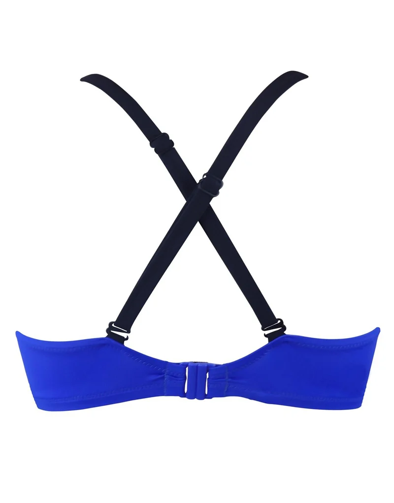 Pour Moi Amnesia Balconette Convertible Bikini Top Ultramarine Blue