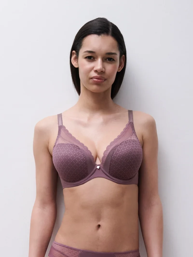 Chantelle EasyFeel - Norah Chic Plunge T-Shirt-BH Hyazinthe