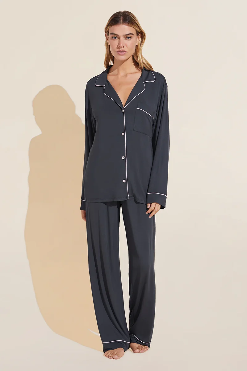 Gisele Long PJ Set Graphite