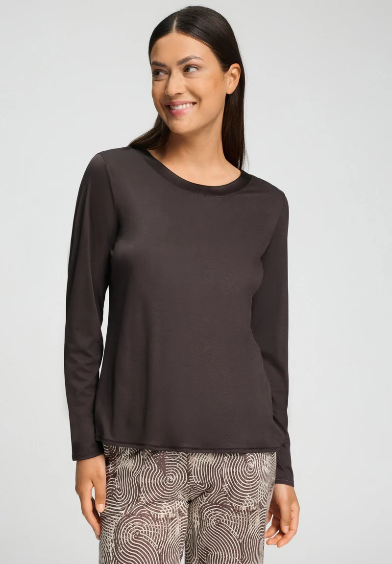 Grand Central L/SLV Shirt | dark mocha 077381-072185