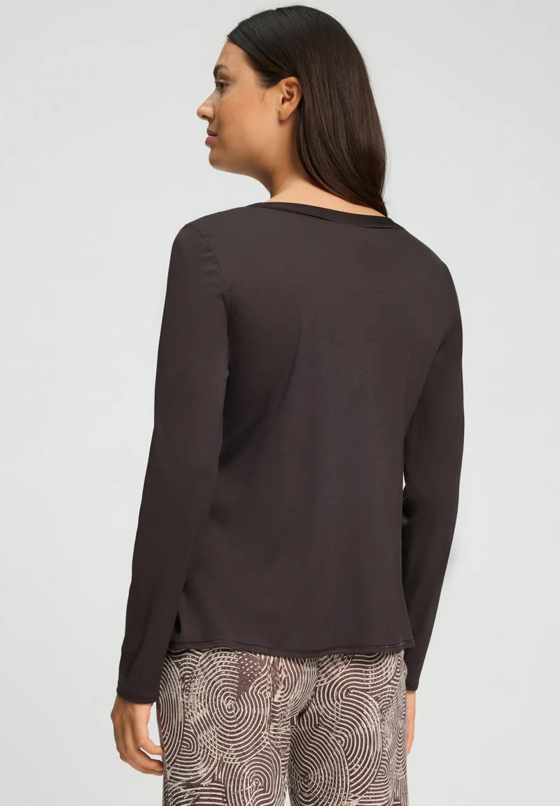Grand Central L/SLV Shirt | dark mocha 077381-072185