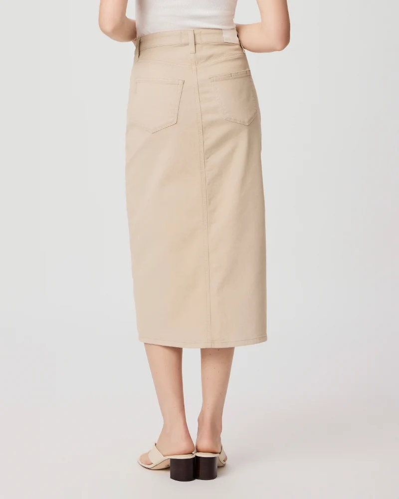 Angela Midi Skirt Soft Beige