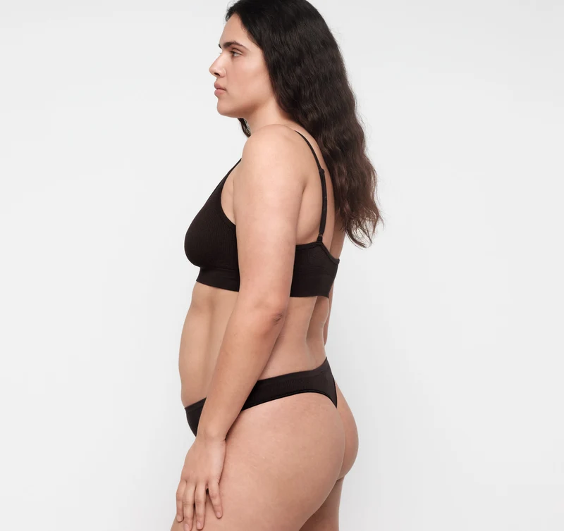 Seamless Waffle Thong