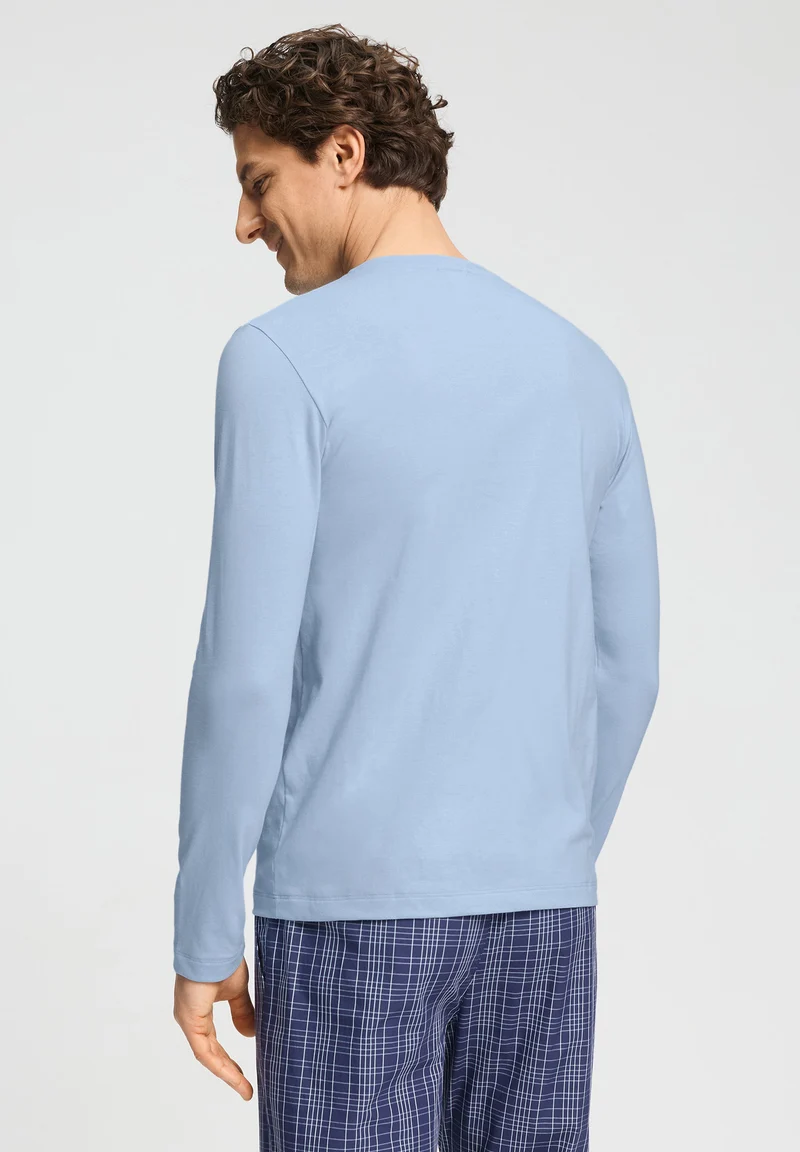 Living Shirts L/SLV Shirt | cashmere blue 075053-072587