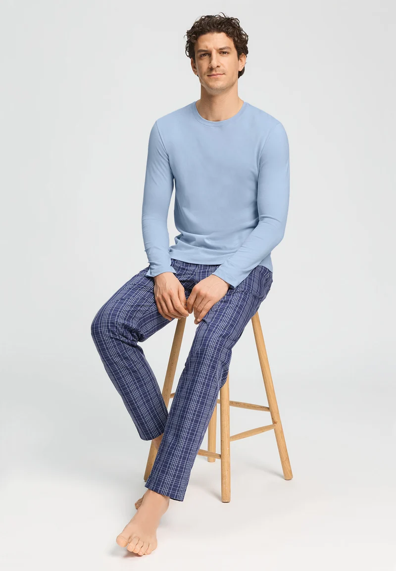 Living Shirts L/SLV Shirt | cashmere blue 075053-072587